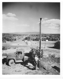 1950s-4 -
Plant Construction-Pole Hole Digging.