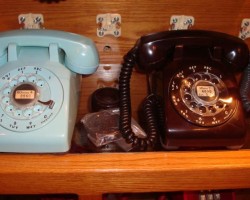 Aqua Blue - 1960 Brown - 1955 We would like an earlier aqua blue set.