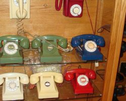 Western Electric... except for the painted Kellogg in the upper right.
