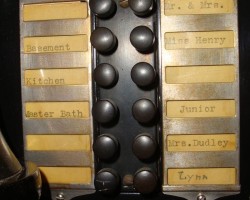 Original designations give an old intercom a sense of history. Check these out.