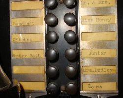 Original designations give an old intercom a sense of history. Check these out.