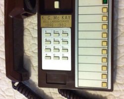 Note the location of the telephone number window.