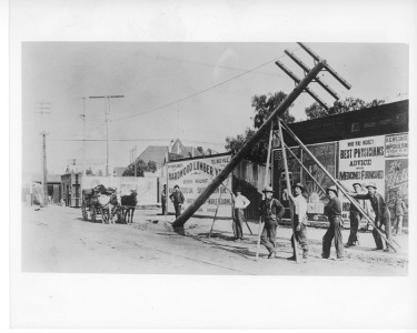 Plant construction crew, 1900s